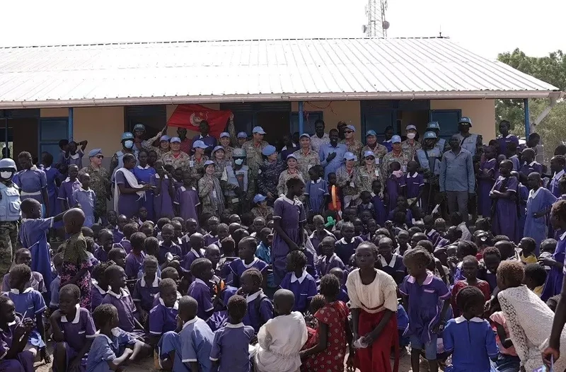 Le programme de volontariat de l'Hôpital de campagne du Vietnam à l'occasion du 30 avril et du 1er mai. Photo : l'Hôpital de campagne 2.5 du Vietnam.