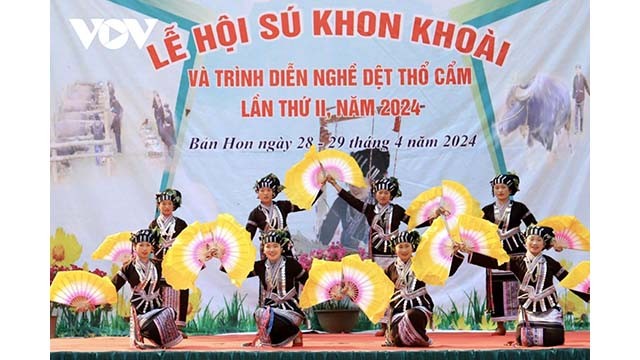 Le festival Su Khon Khoài est un rituel spirituel lié à la culture agricole. Photo : VOV.