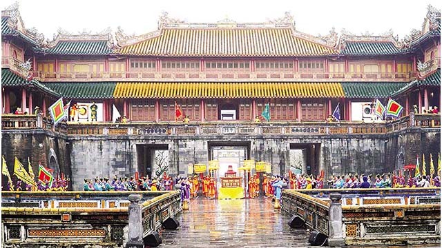 Dai Nôi (Grand intérieur) est le lieu où se déroulent régulièrement d'importants événements culturels de la province de Thua Thiên-Huê. Photo : baodautu.vn