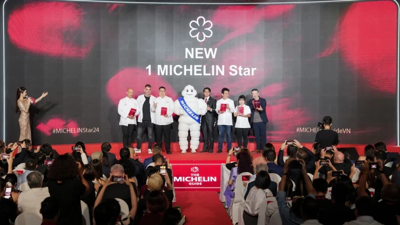 3 nouveaux restaurants ont obtenu 1 étoile Michelin, à savoir, La Maison 1888 à l'InterContinental Danang Peninsula Resort ; Akuna (HCMC) et le Pavillon Royal (HCMC). Photo : nhandan.vn