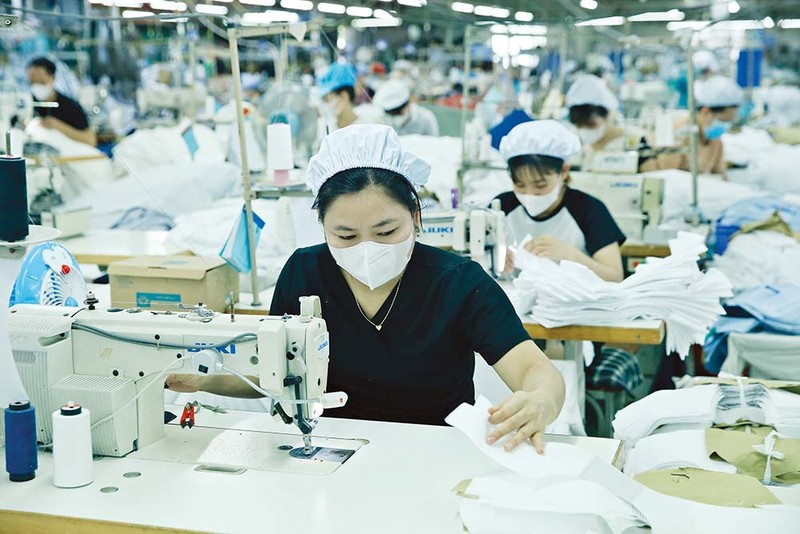 Le textile et l'habillement sont l'un des produits exportés vers les États-Unis ayant un chiffre d'affaires élevé. Photo: baodautu.vn