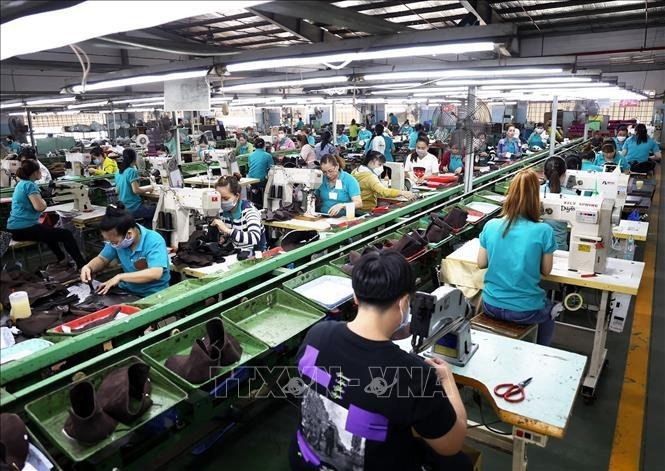 Dans la SARL de chaussures en cuir de Gia Dinh, à Hô Chi Minh-Ville. Photo: VNA