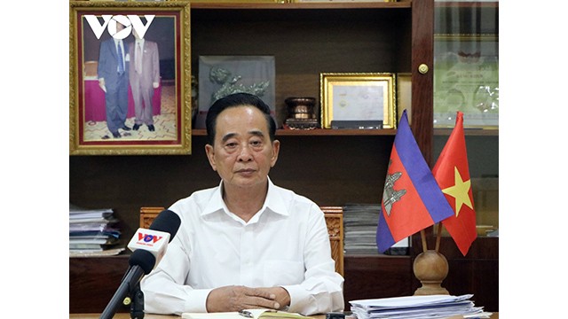 Le président de l'Association Khmer-Vietnam au Cambodge, Sim Chy. Photo : VOV.