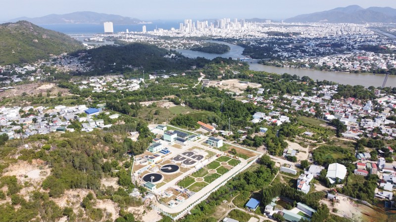 L’usine de traitement des eaux usées au nord de Nha Trang est située dans la commune de Vinh Ngoc. Photo : toquoc.vn