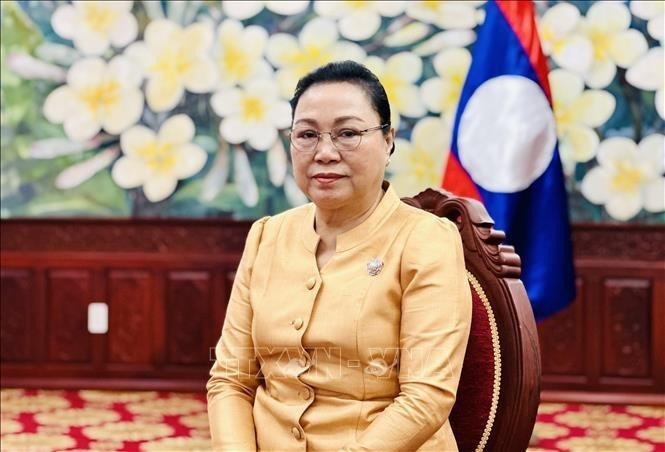 L'ambassadrice du Laos au Vietnam, Khamphao Ernthavanh. Photo : VNA.