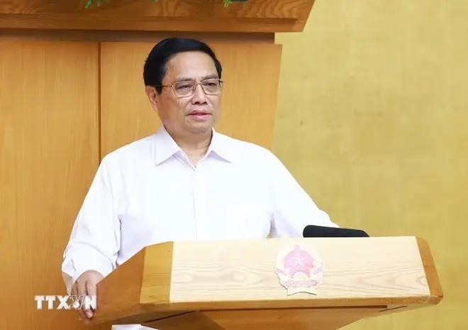 Le Premier ministre Pham Minh Chinh. Photo : VNA.