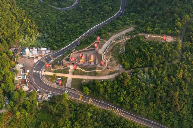 La carte touristique numérique 3D de Hai Vân Quan. Photo : toquoc.vn