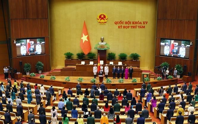 Le Président Luong Cuong prête serment