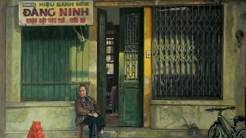 Une oeuvre de l'artiste Pham Binh Chuong. Photo : nhandan.vn 