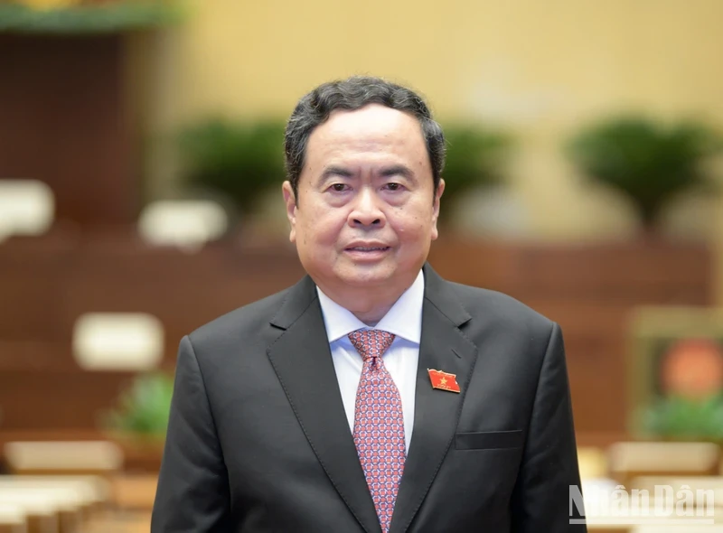 Le Président de l'AN vietnamienne Trân Thanh Mân. Photo : nhandan.vn