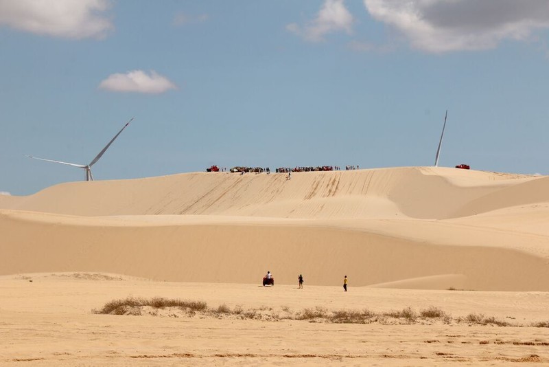 Les dunes de sable à Bàu Trang à Mui Né, province de Binh Thuân (au Centre du Vietnam). Photo : VNA.