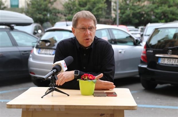 Pietro Masina, professeur de l’Université de Naples — L’Orientale. Photo : VNA.