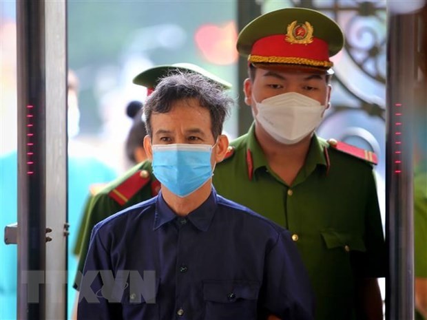 Tran Van Bang lors du procès. Photo: VNA