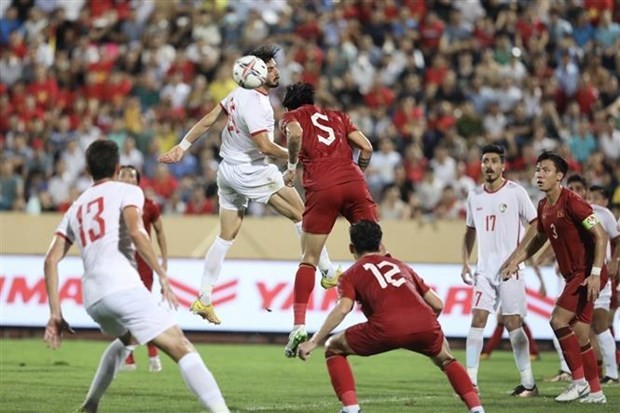 Le Vietnam bat 1 - 0 la Syrie lors des Journées FIFA. Photo : VNA.