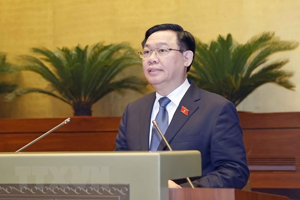 Le Président de l’Assemblée nationale du Vietnam, Vuong Dinh Huê. Photo : AVI.