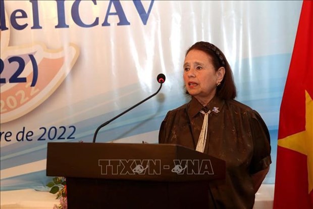 Poldi Sosa Schmidt, présidente de l'Institut culturel Argentine-Vietnam (ICAV). Photo: VNA