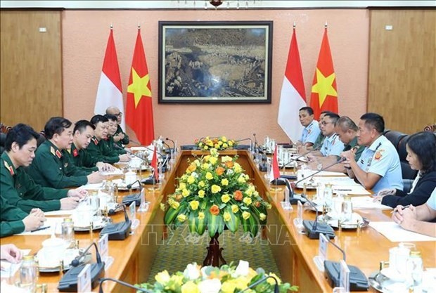 Lors du troisième dialogue sur la politique de défense Vietnam-Indonésie, à Hanoi, le 31 octobre. Photo: VNA
