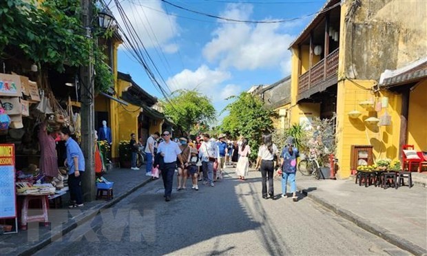 La charmante cité de Hôi An au bord de la rivière Thu Bôn est l’une des rares villes anciennes d’Asie du Sud-Est dont l’architecture est restée quasi-intacte. Photo : VNA