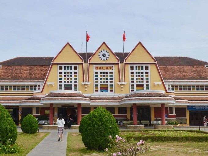 Photo de la gare de Da Lat prise par Ozi, une touriste sud-coréenne, en décembre 2022. Photo : Ozi/Vnexpress. 