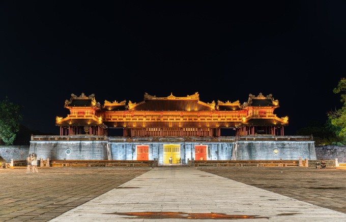 La Cité impériale de Huê en attraction nocturne. Photo: Vnexpress