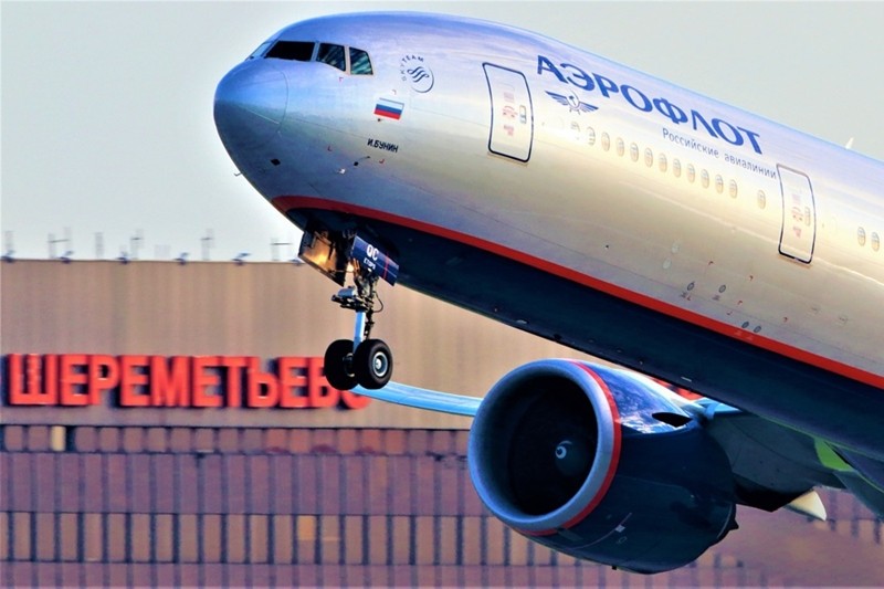 La compagnie aérienne russe Aeroflot. Photo : Anninhthudo.com