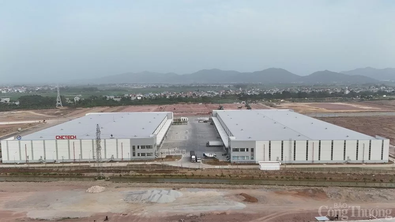 S’étendant sur 67 hectares, le Centre logistique international de Bac Giang est aujourd’hui considéré comme le plus grand du Nord du Vietnam. Photo : Bao Cong thuong.