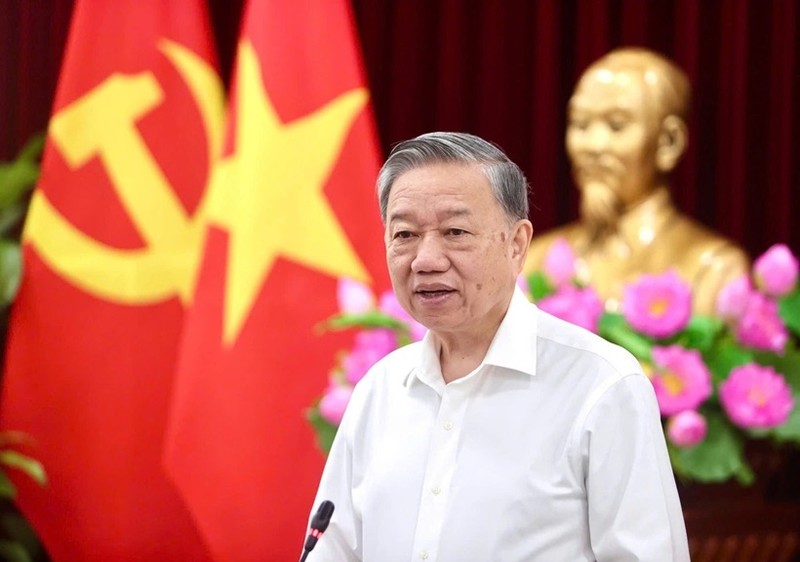 Le secrétaire général du Comité central du Parti communiste du Vietnam (PCV), Tô Lâm. Photo : VGP.