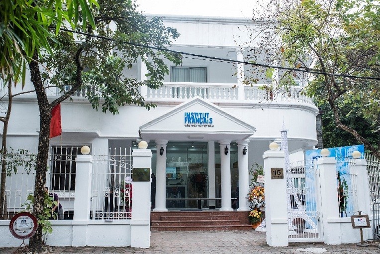 L’Institut français de Hanoï au numéro 15 de la rue Thiên Quang. Photo : baoquocte.vn