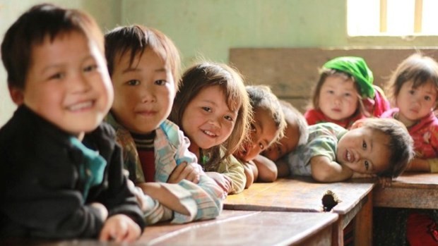 Les enfants démunis sont les premiers bénéficiaires du projet. Photo : VNA.