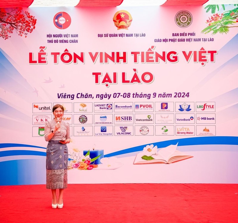 Après 5 ans, grâce à son amour pour la culture vietnamienne, Lanny Phetnion parle couramment le vietnamien comme langue maternelle. Photo : thoidai.com.vn