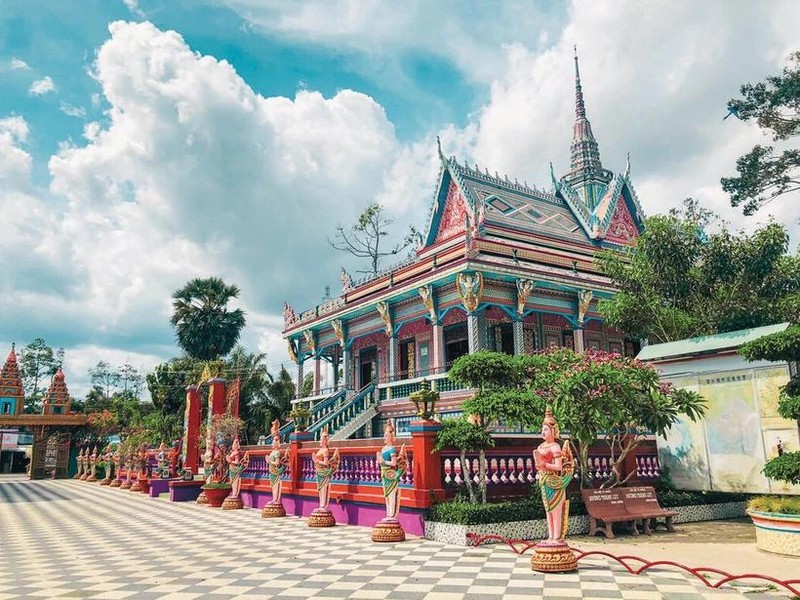 La pagode Chén Kiêu à Soc Trang. Photo : VNA.