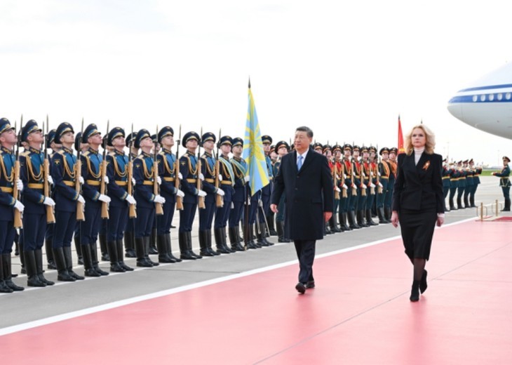 Le président chinois Xi Jinping entame sa visite en Russie. Photo : Xinhua.
