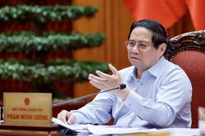 Le Premier ministre Pham Minh Chinh. Photo : VNA.
