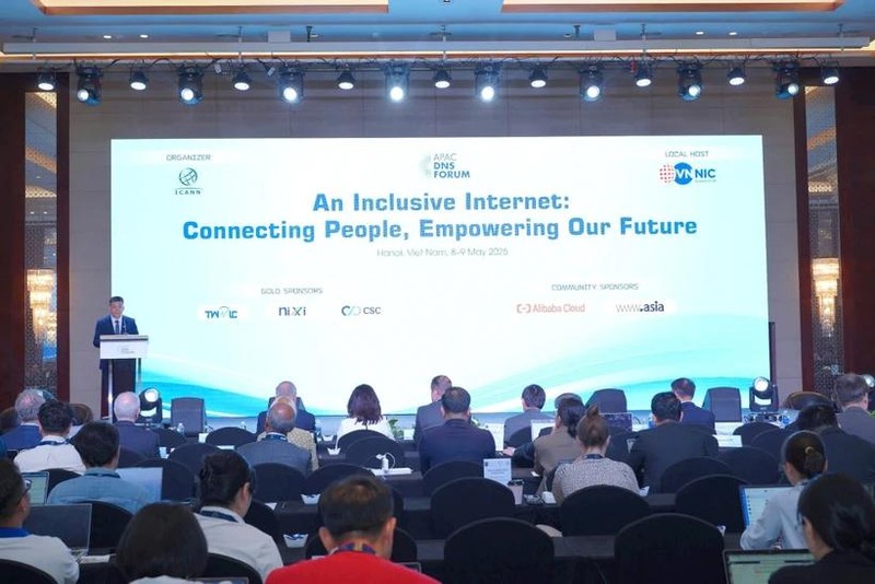 Ouverture du Forum Asie-Pacifique sur les systèmes de noms de domaine 2025. Photo : ictvietnam.com