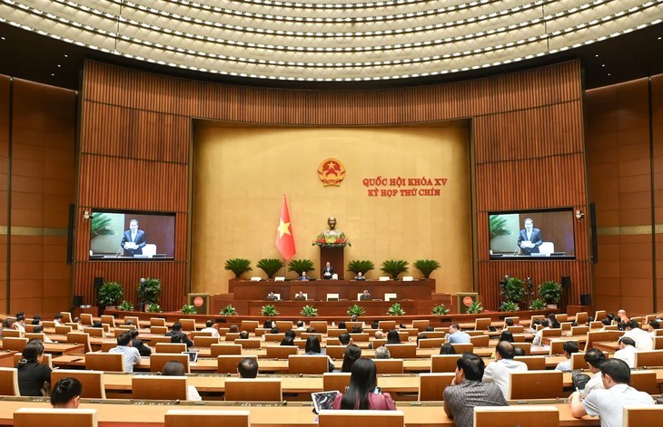 Clôture de la 9e session de la XVe législature. Photo : quochoi.vn