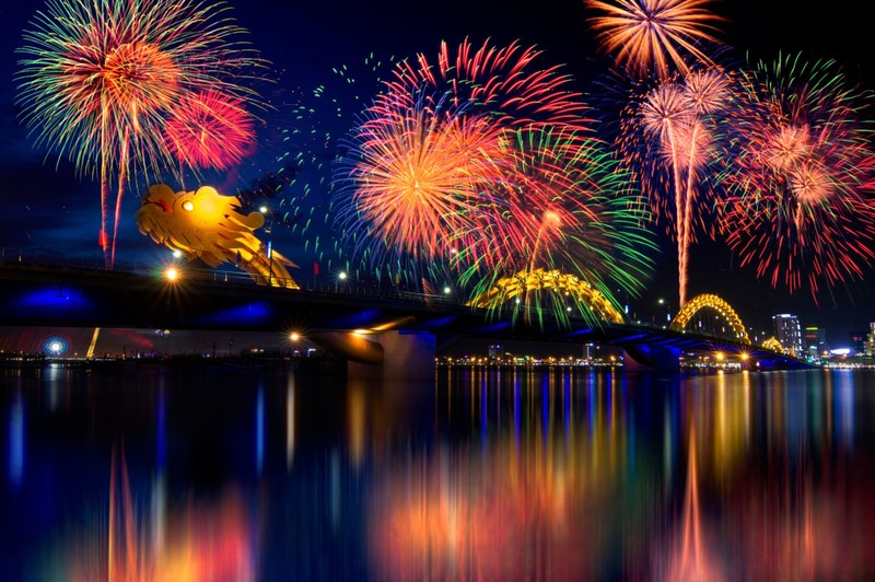 Une représentation au Festival international de feux d'artifice de Dà Nang 2024. Photo: https://danangfantasticity.com/