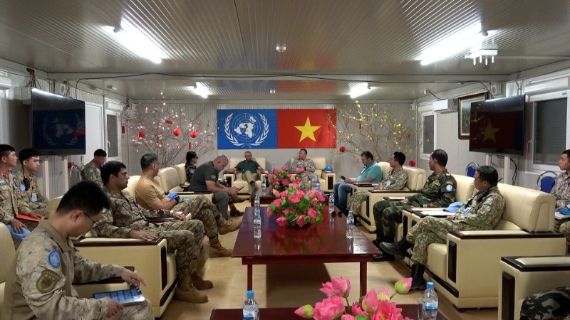 Le génie militaire viietnamien répond favorablement aux exigences de l'ONU lors de l'inspection