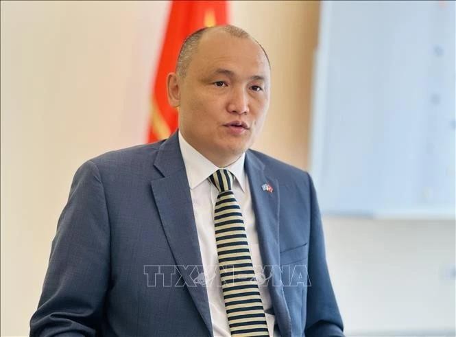 L’ambassadeur du Kazakhstan au Vietnam, Kanat Tumysh. Photo : VNA.
