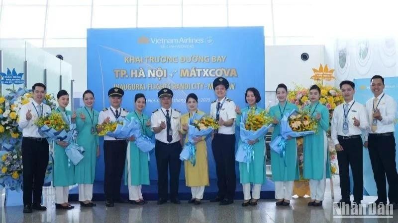Vietnam Airlines a officiellement repris ses vols directs entre Hanoi et Moscou, après une suspension de trois ans.