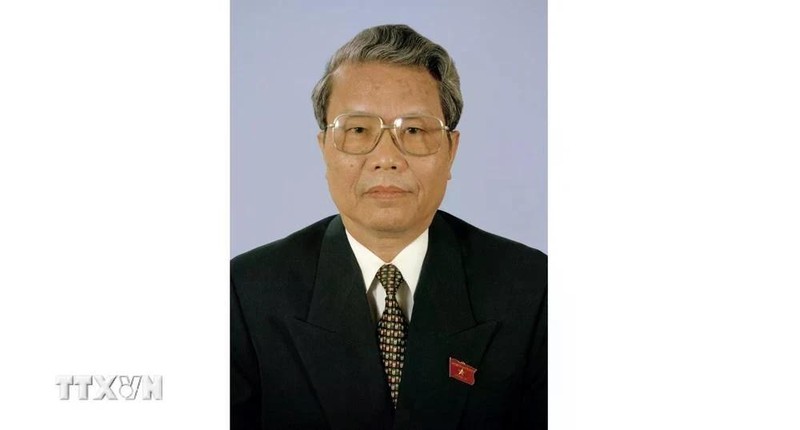 Le camarade Tran Duc Luong, ancien membre du Bureau Politique (BP), ancien président vietnamien. Photo : VNA.