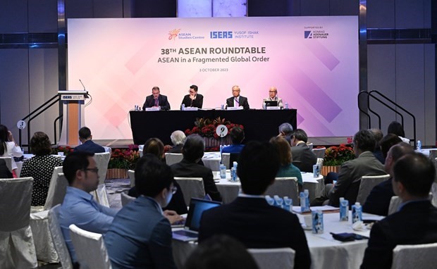 La 38e table ronde de l'ASEAN à Singapour le 3 octobre. Photo : Institut ISEAS - Yusof Ishak.