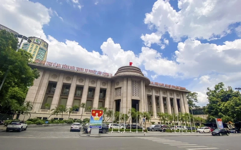 Le siège de la Banque d'État du Vietnam (SBV). Photo : NDEL.