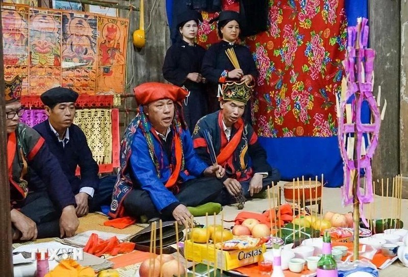 Le rituel de maturité sera présenté au Village national vietnamien pour la culture ethnique et le tourisme. Photo : VNA.