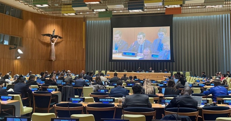 L’ambassadeur Dang Hoàng Giang, représentant permanent du Vietnam auprès de l’ONU. Photo : VNA.