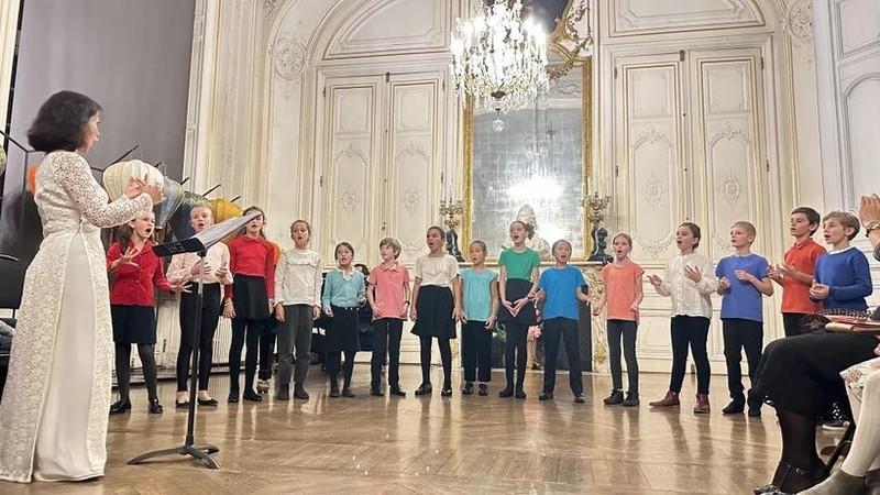 La chorale d’enfants Chœur Tim. Photo : VNA.