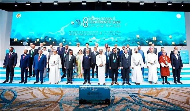 Des représentants de pays et d’organisations internationales participent à la 8e Conférence de l’océan Indien (OCI) à Oman. Photo : VNA. 