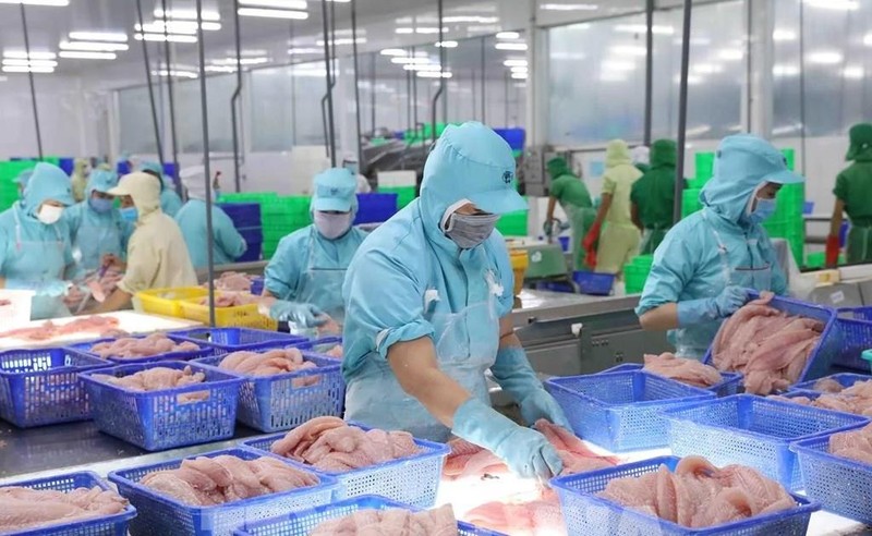 Le Vietnam dépend largement du commerce international, les exportations représentant 90% du PIB du pays. Photo : VNA. 