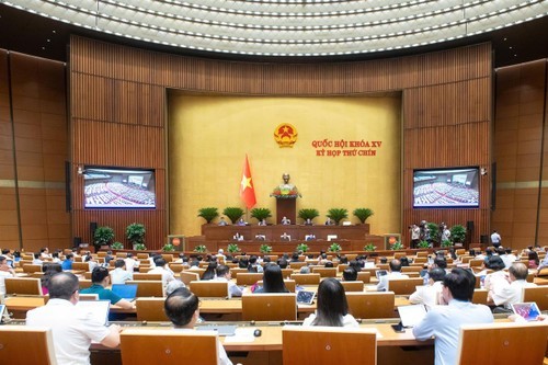 Vue d'ensemble de la séance de travail. Photo : quochoi.vn 