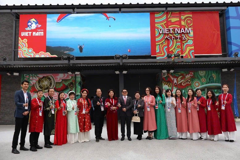 Le pavillon du Vietnam à l’Exposition universelle d'Osaka 2025. Photo : ministère vietnamien de la Culture, des Sports et du Tourisme 