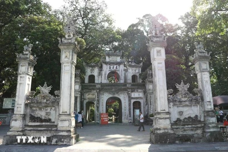 Le temple Quan Thanh. Photo : VNA. 